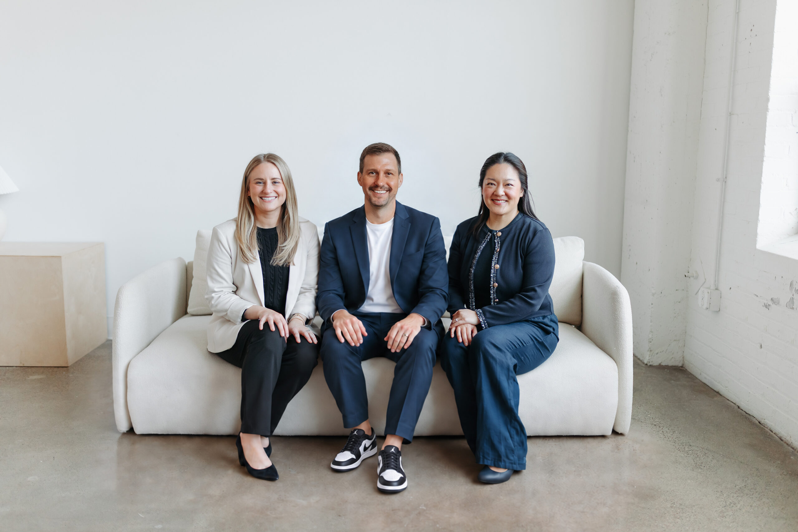 2026 Photo of the Foundation X team. Michael Vedders, Gina Bathe & Lizzy Hang
